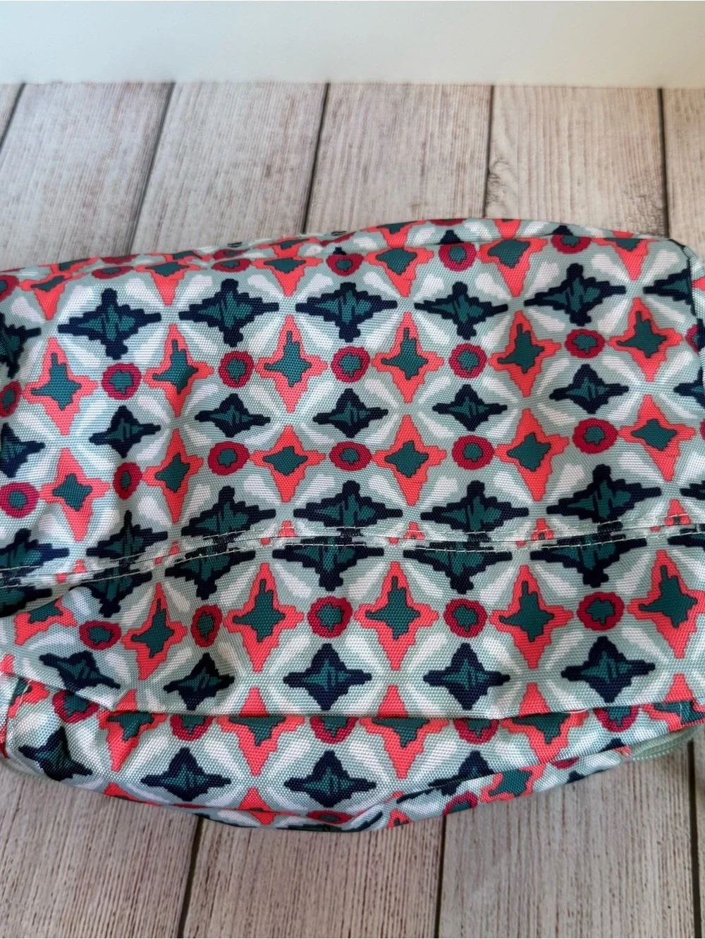 VERA BRADLEY Geometric Travel Cosmetic Organizer Bag